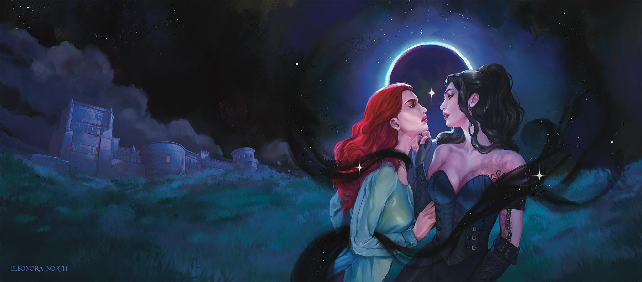 Dust jacket for Rainbowcrate edition of The Pendragon Wytch by C.C. Davie